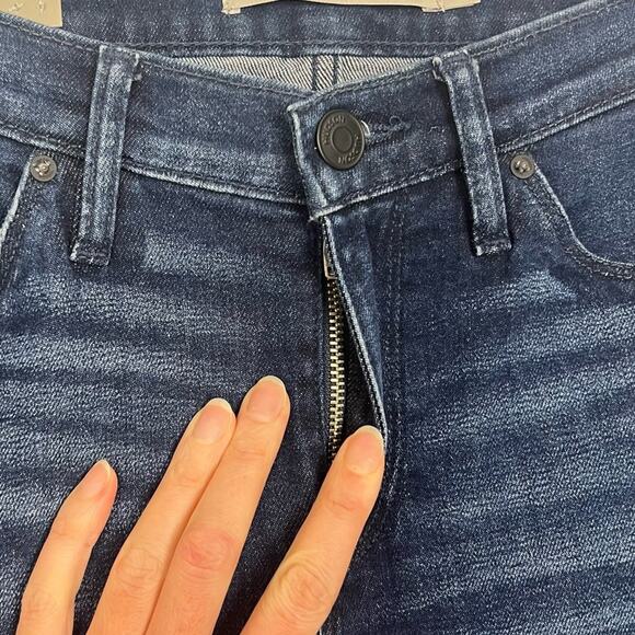 NWT Hudson Jeans Nico Mid Rise Super Skinny Ankle Jeans sz 25 Fossil Dark Blue - Picture 8 of 14